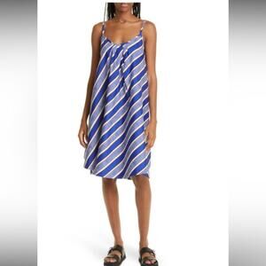 THE OULA COMPANY Stripe Cotton Trapeze SunDress